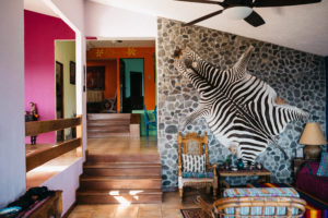 Casa de Larry interior Santa Cruz la Laguna